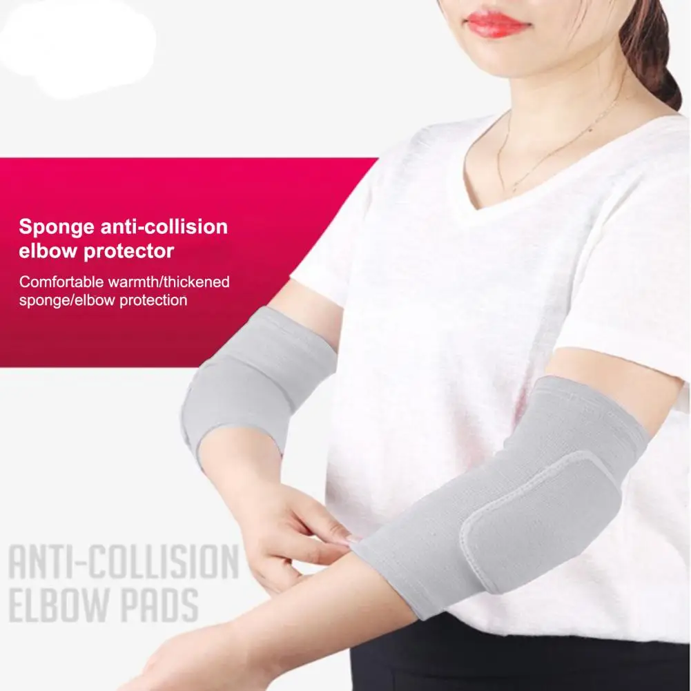 Sponge Elbow Pads Breathable Arm Brace Pads Elbow Protectors Comfortable Sponge Support Bands for Sports Fitness for Men