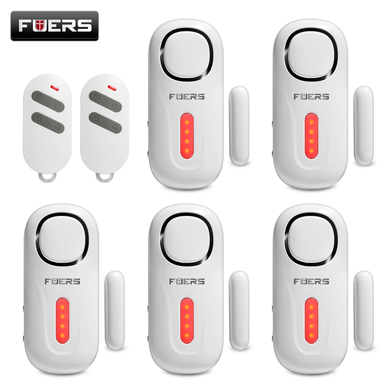 Fuers 120db Wireless Door/Window Entry Security Burglar Sensor Alarm PIR Magnetic Smart Home Garage System with Remote Control