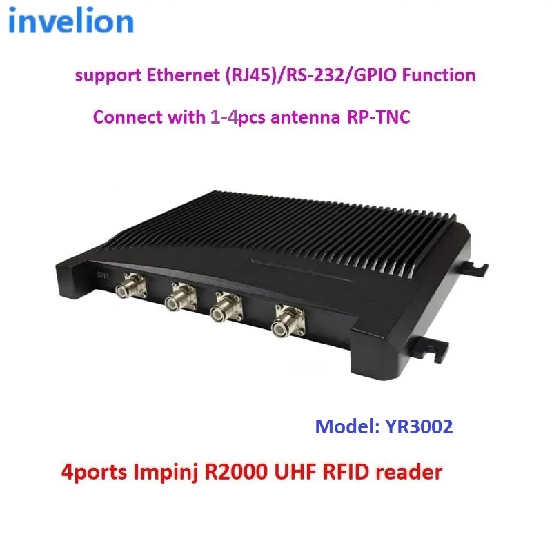 Imagem -06 - Leitor Fixo Impinj E710 R2000 Portas Longo Alcance Uhf Suporte Rfid Antena Múltipla Rastreamento Estável 125m