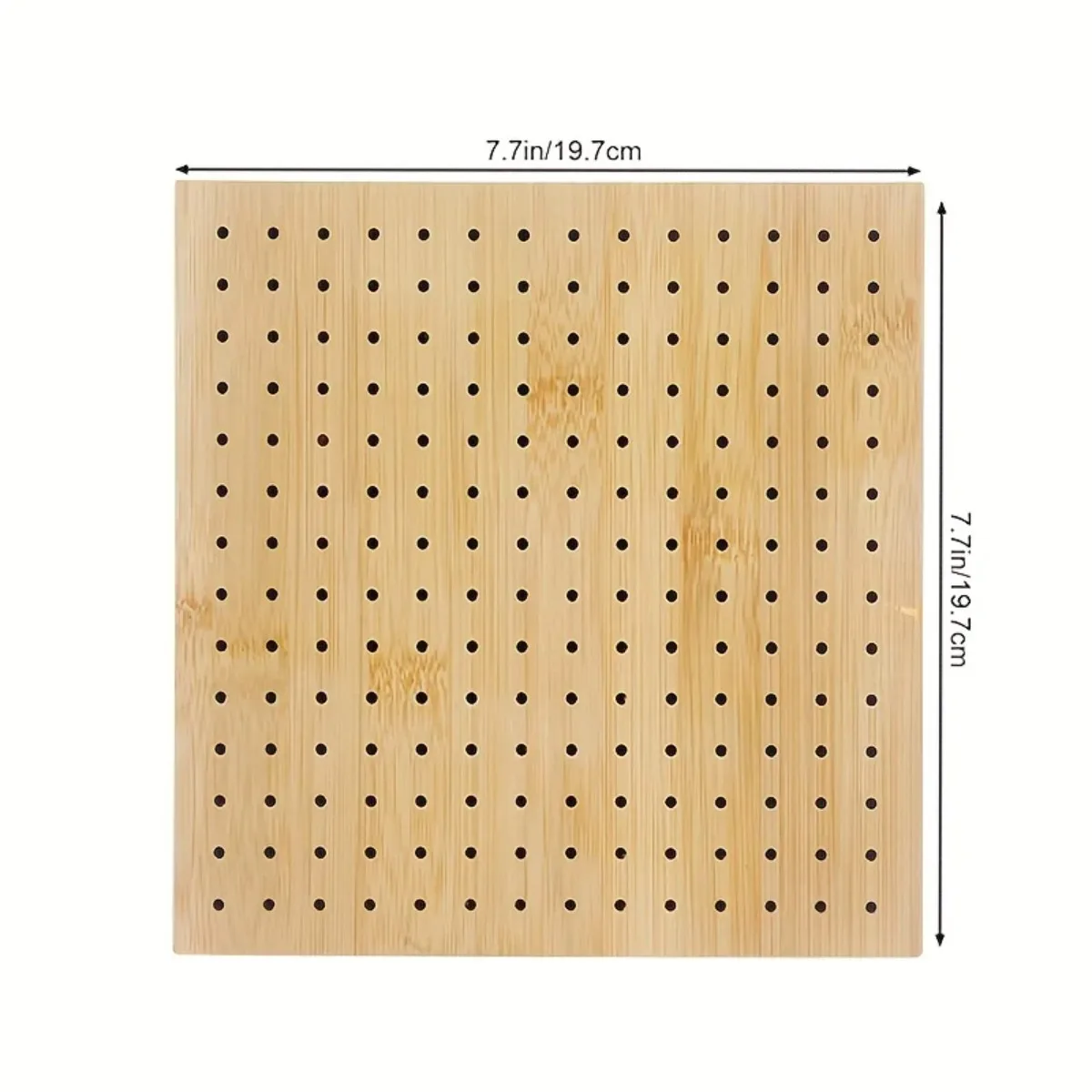 Block Plate for Crochet Weaving Crochet Block Plate Bamboo Grid Block Plate for Crochet Projects Crochet Block Plate image 4