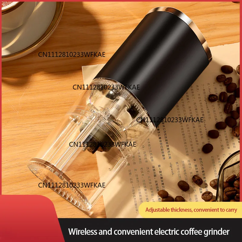 Portable Electric Coffee Grinder Rechargeable Ceramic Grinding Core