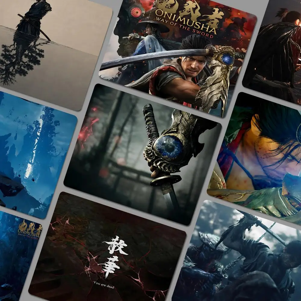 Onimusha Way of the Sword Mouse Pad Mousepad Small Office Computer Desk Mat Table Keyboard Big Mouse Pad Laptop Cushion