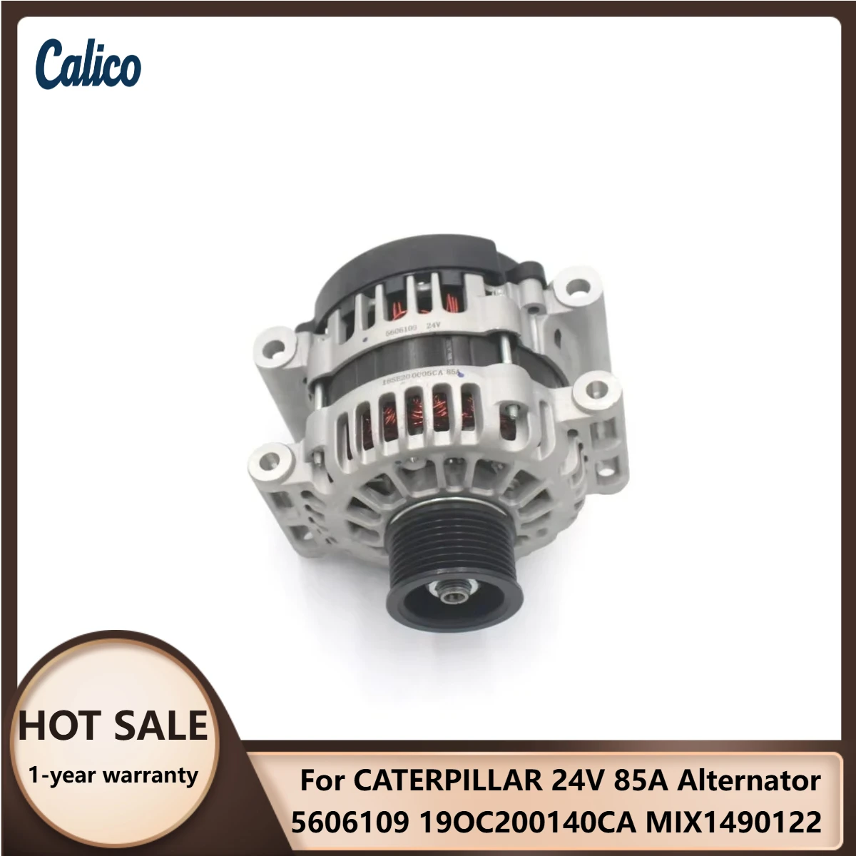 

Zero Defect Suitable for CATERPILLAR 24V 85A Alternator 5606109 19OC200140CA MIX1490122