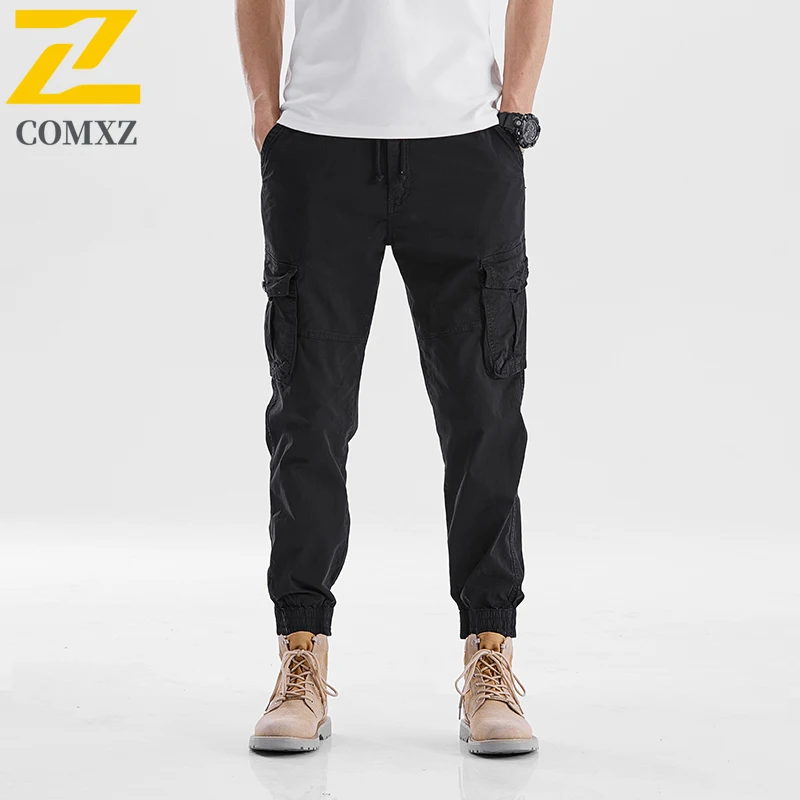 

Men New Workwear Ankle Pants Fashionable Multiple Pocket Windproof and Wear-resistant Pants Outdoor Camping Travel Men Clothing