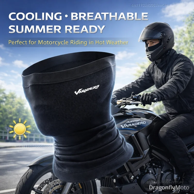 

For Honda Varadero XL1000 XL 1000 125 V XL1000V XL125V XL125 Custom Logo Motorcycle Mask Summer Breathable Neck Scarf UV