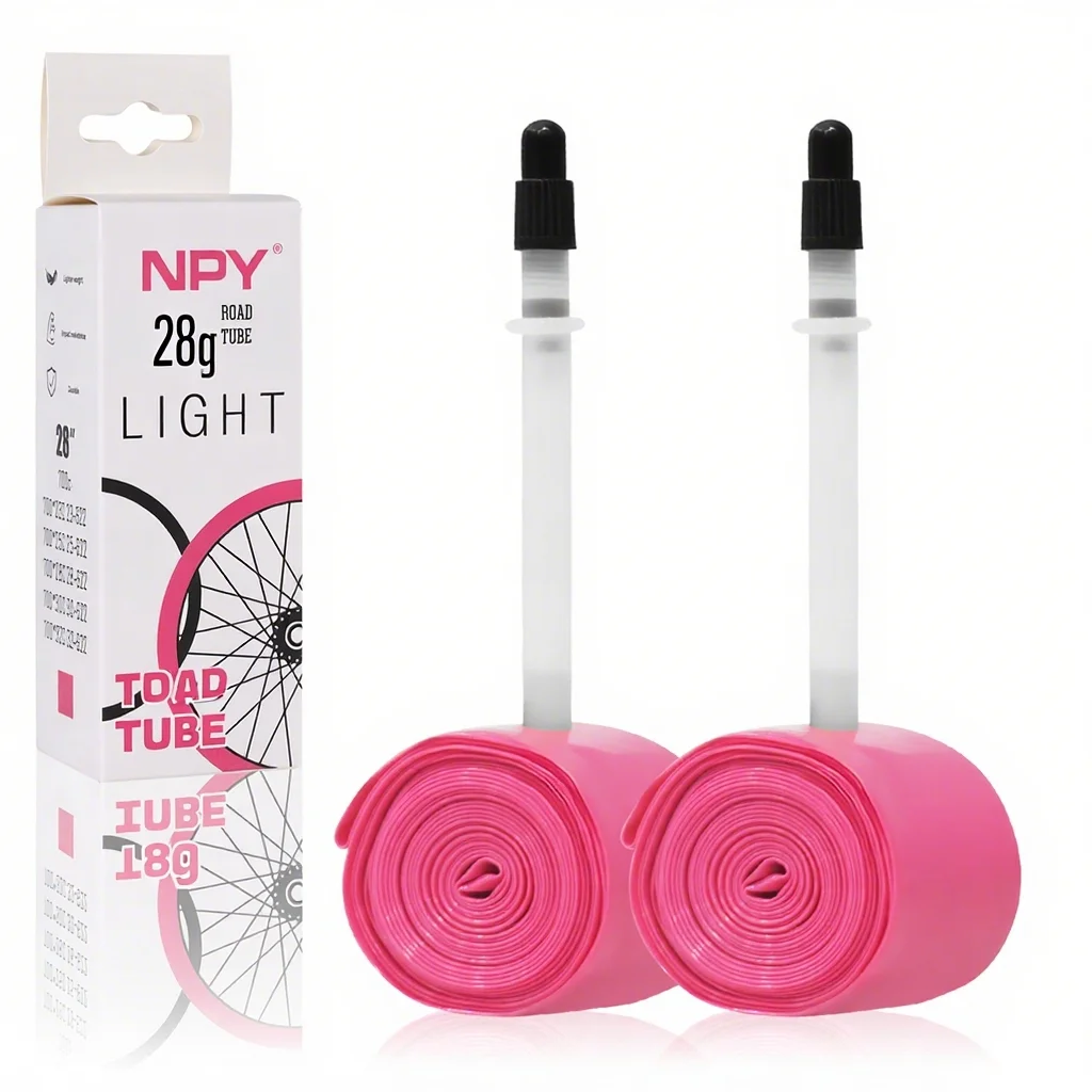 

NPY10PCS Ultralight Bike Inner Tube 700C X18-32C Road Bicycle For TPU Material Tire For Presta Valve 45/65/85mm Length Accessory