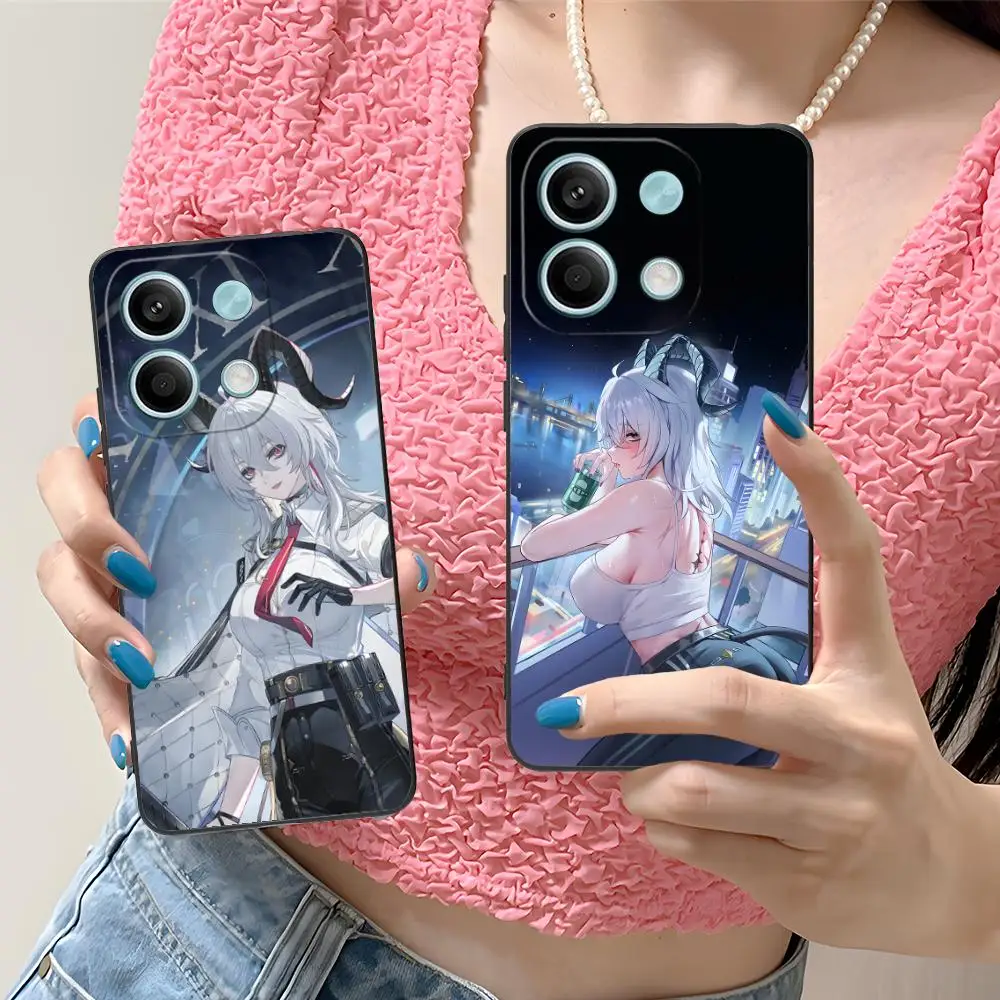 

Чехол для телефона Wuthering Waves Zani для Xiaomi Redmi Note 14 13 12 11 A5 3 2 1 Pro Plus 4G 5G с цветной печатью, защитные мобильные телефоны