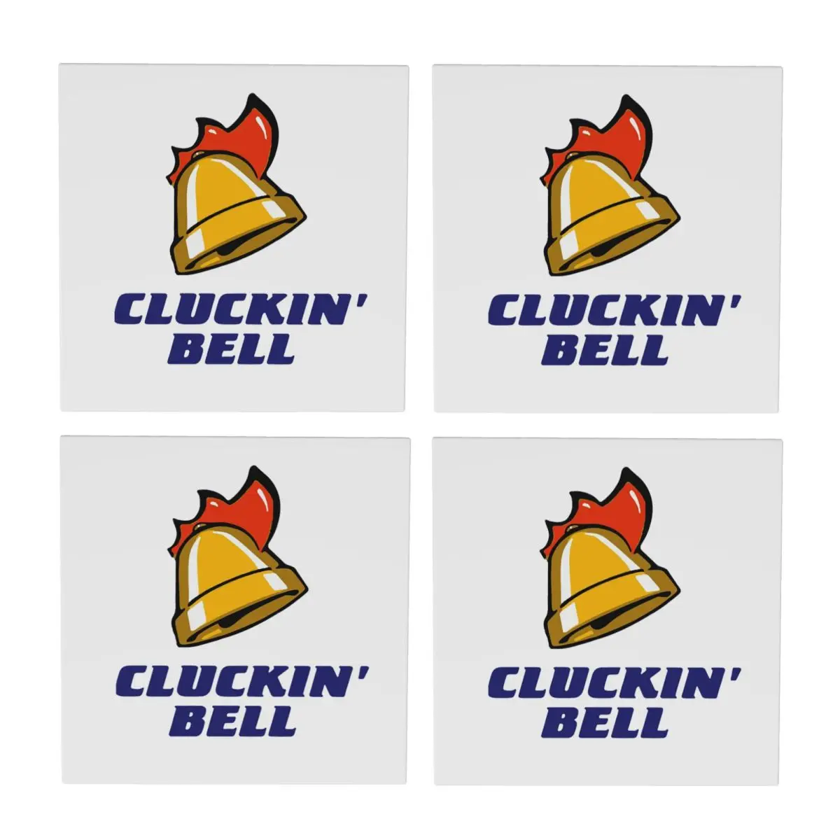 

Cluckin Bell GTA San Andreas Coaster Ceramics Hot Pad Table Decoration & Accessories Utensils Placemats Dinner Table Coffee Mat