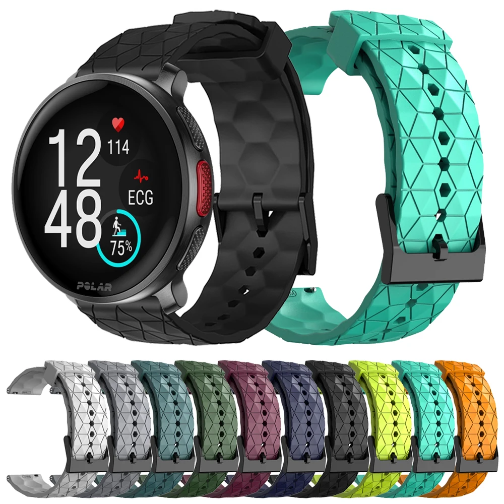 Polar Vantage,スポーツバンド,ブレスレット,lite x,titan,ignite,3,2,unite pack,v3,m2,m,20mm, 22mm用の交換用シリコンストラップ