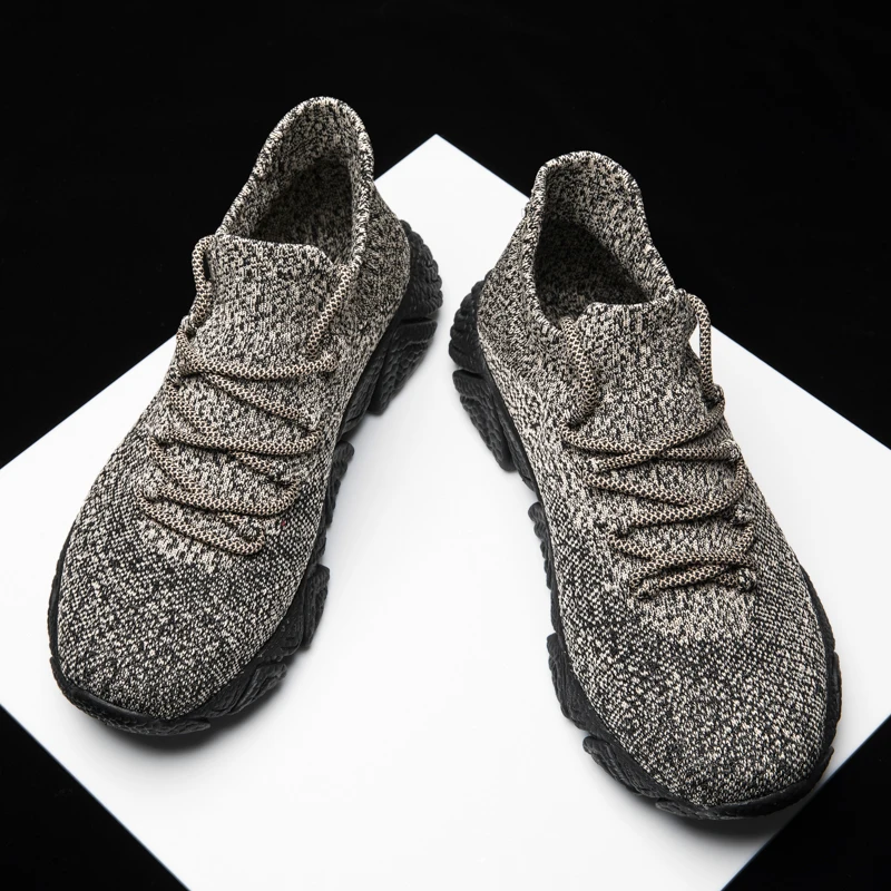 

HKDQ 2025 Sock Sneakers Men Spring Summer Casual Men's Sports Shoes Breathable Mesh Anti Slip Lightweight Commuting Men Footwear