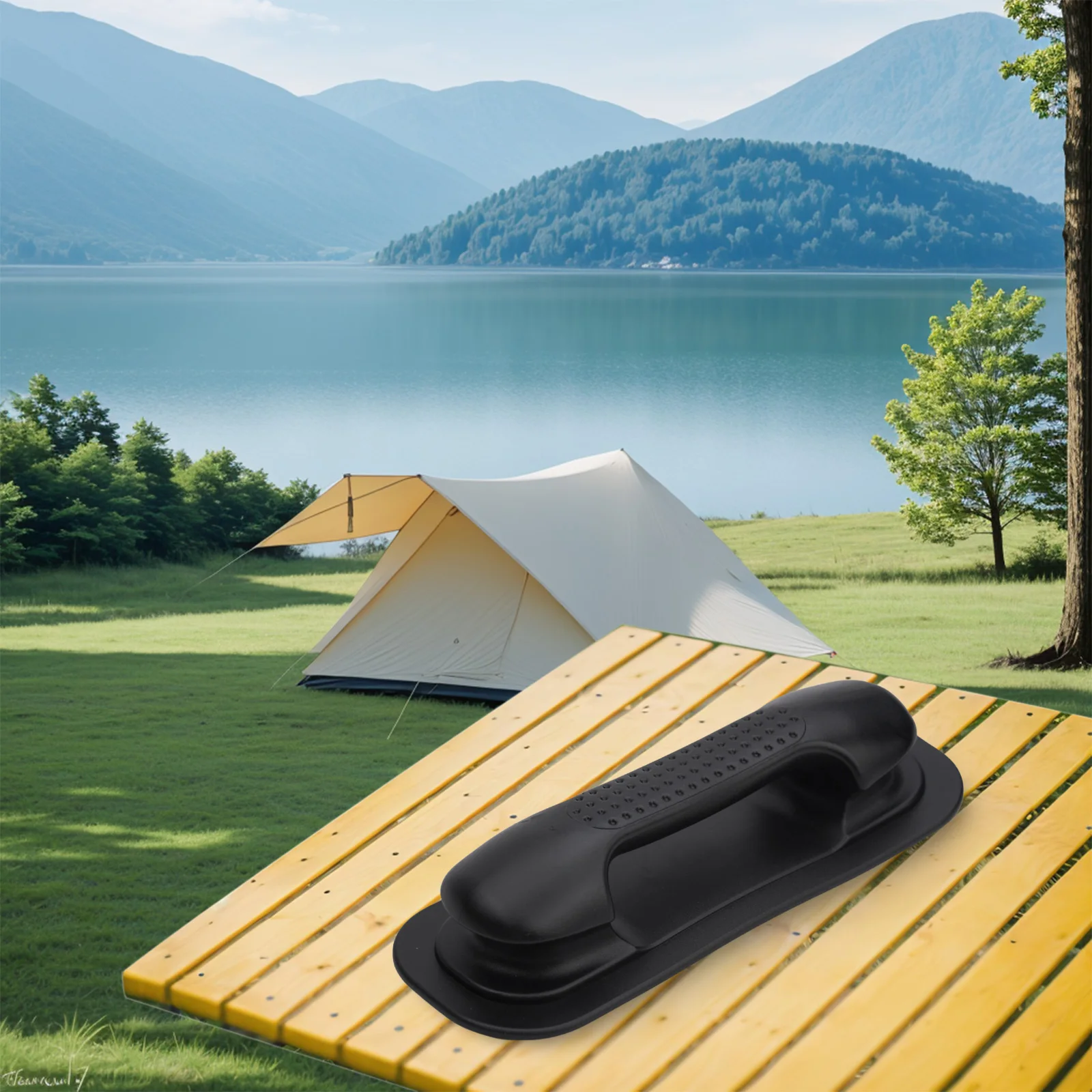 

PVC Boat Handle for Inflatable For Kayak Dinghy Raft with Secure Side Rail Attachment Lightweight and Construction