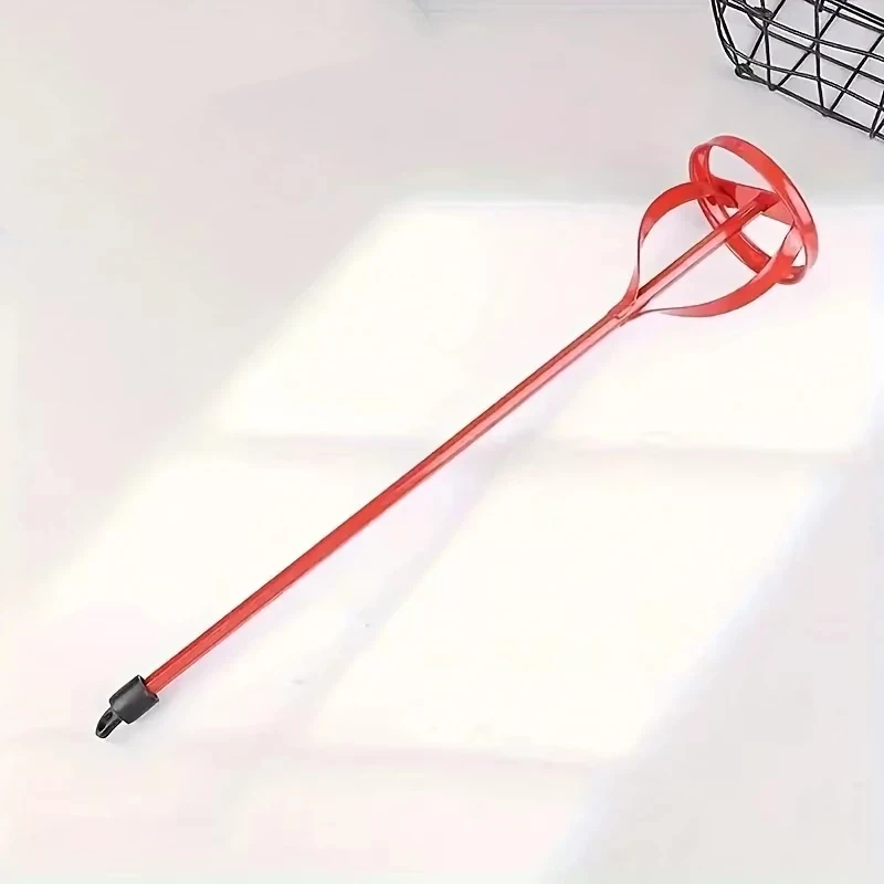 1 peça de acessório para misturador de gesso e tinta com eixo hexagonal, pá de agitação para furadeira elétrica, agitador multifuncional para argamassa e cimento.