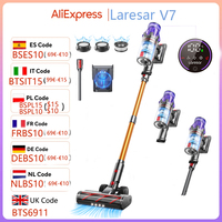 Laresar V7 500W 50KPA Suction Power Cordless Vacuum Cleaner  Handheld smart Home appliance Removable Battery Dust Cup