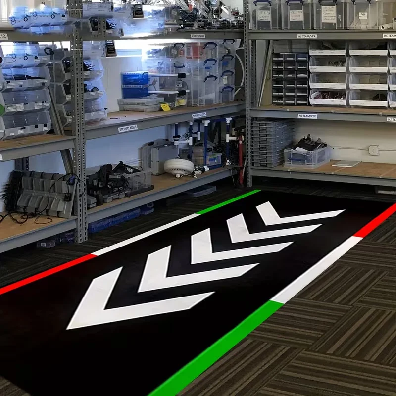 

Мотоциклетный ковер, гаражный коврик, гоночный крутой мотоциклетный коврик для дисплея, противоскользящий коврик для украшения дома, коврик для гостиной