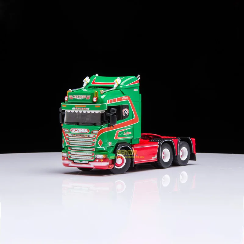 Diecast 1:64 Scale Revive Tractor R Truck Head Simulation Alloy Car Model Static Display Collectible Gift Ornament Souvenir Toy