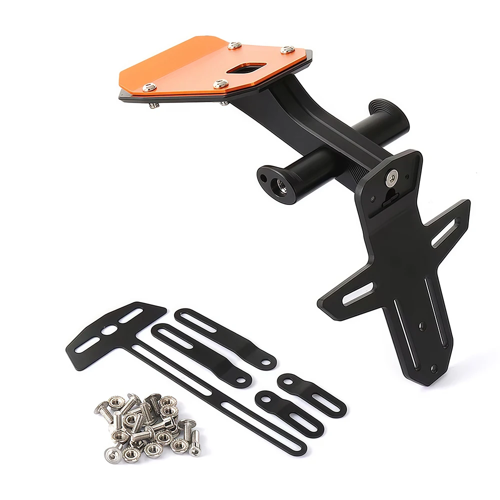 جديد لـ 390 Duk 390 390duk Duk390 2024 دراجة نارية خلفية قصيرة الذيل الأسهم لوحة ترخيص حامل Tailstock قوس الذيل جبل الإطار