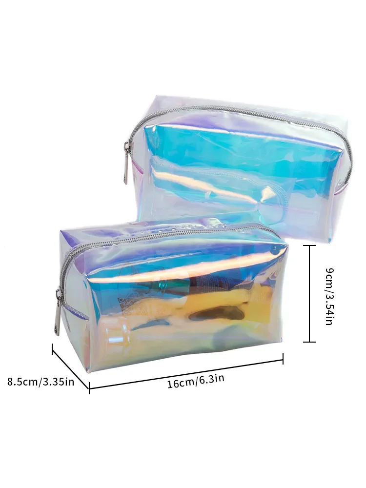 TPU Laser Wash Bag New Fashion Trend Gorgeous TPU Laser Creative Models Cosmetic Organizer Travel