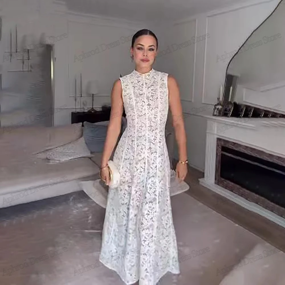 Vintage Wedding Dresses Charming Bridal Gowns Lace Tiered Robes Sleeveless O Neck A Line Dress Vestidos De Novia Customized 2026
