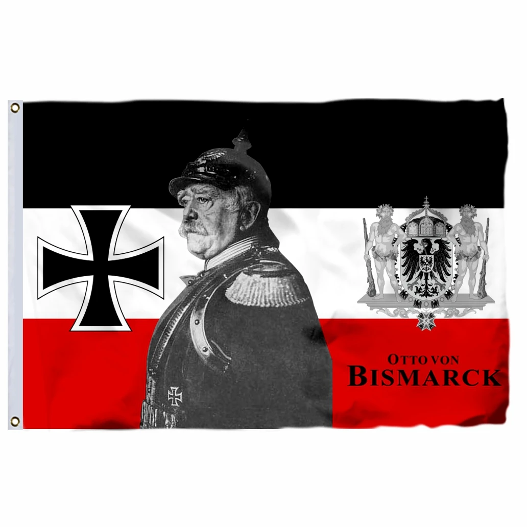 

Prussia Prussian Otto Von Bismarck Flag 3 x 5 FT 90X150CM WWI Deutsch German Germany Flags and Banners For Home Decoration