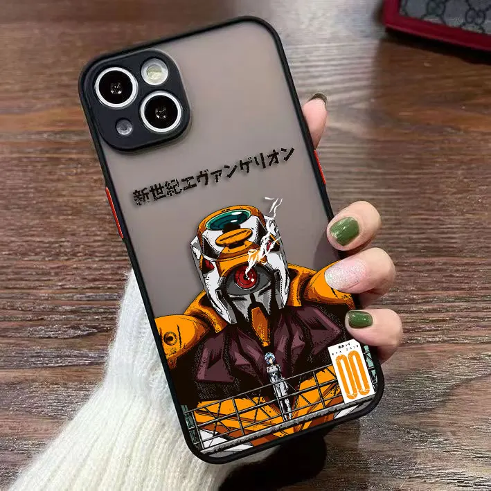 Mecha N-Neon G-Genesis 01 02 غطاء ماتي جراب هاتف ل ممن لهم رينو 14 14F 13 13F 8T 8 8Z 7 7Z 6 6Z 5 5F 4 4F لايت 2F 2Z حافظة من البولي يوريثان