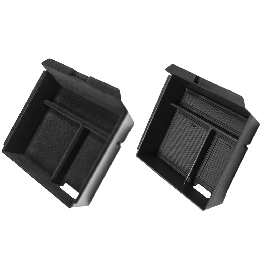 

Flocking / Silica Gel Centre Console Storage Box For Tesla Model 3 2024 Highland Armrest Box Storage Center Console Accessories