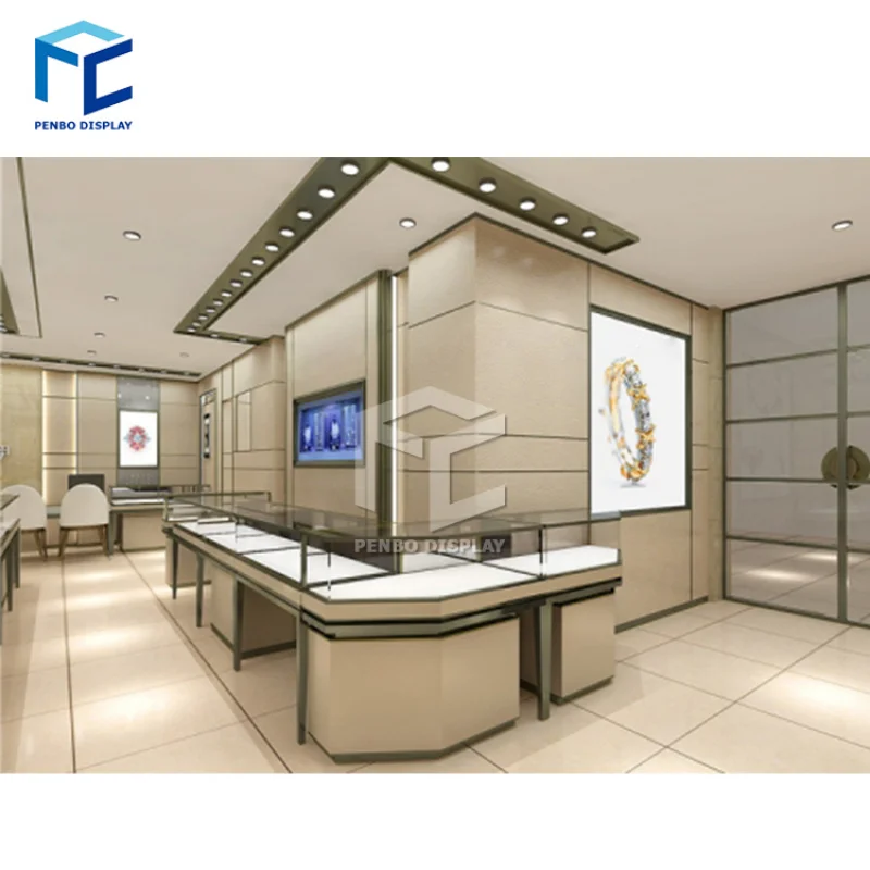 

2025customized.Fashion Best Jewelry Display Kiosk Mall Retail Jewellery Store Fixture