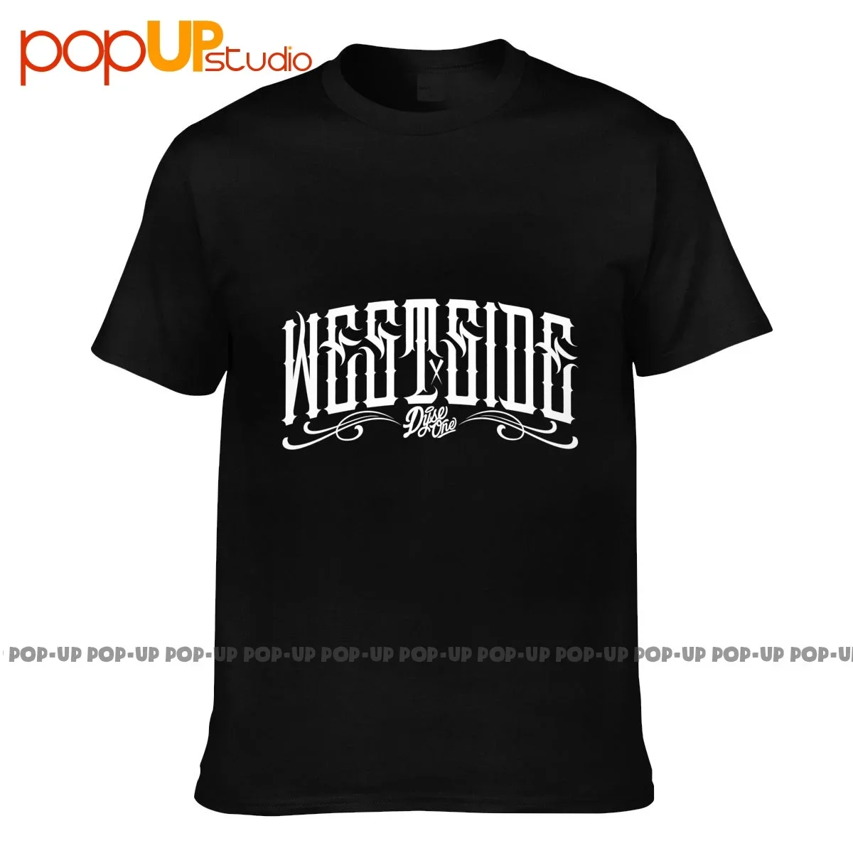 חולצת West Side Dyse One Chicano Rap Gangster Lowrider Westside P-477 מבד כותנה באיכות הטובה ביותר