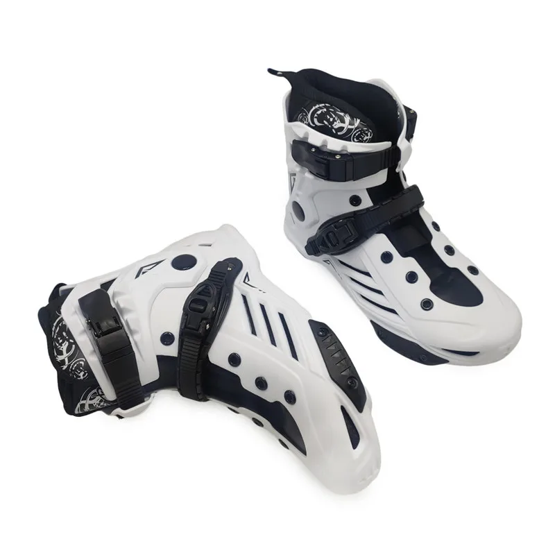 Skates boot Kids Adult Inline Skates Patines Upper Boots Removable Inner Boot Sock Sleeve Buckle Roller white blue gold 35-46