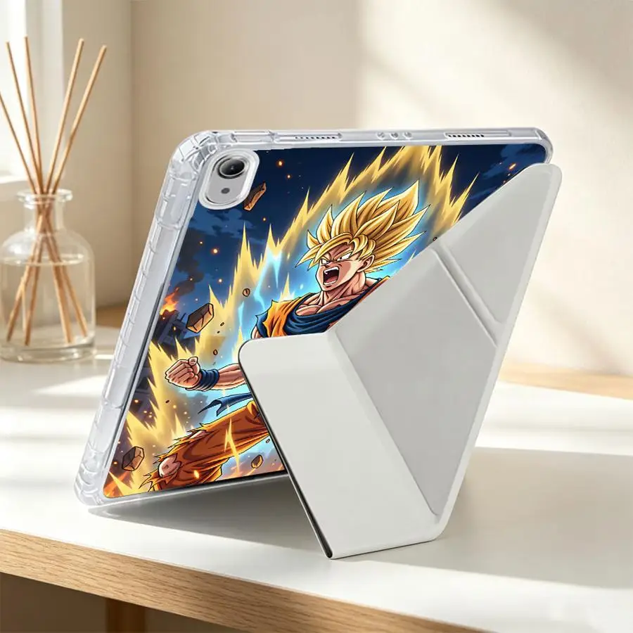 With Pen Slot Cover Tablet Case For Samsung Galaxy Tab S9 Plus S10 Lite S8 S7 FE A11 A8 A9 Plus Dragon Ball Z view 2