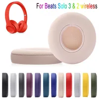 Replacement Earpads for Beats Solo 2 & 3 by Wicked Cushions Ear Pads for Beats Solo3 Wireless ON-Ear Headphones -White print