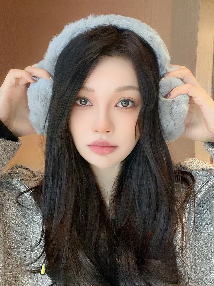 warm-furry-ear-muffs-women's-autumn-winter-cute-simple-sle-korean-version-anti-freeze-foldable-cold-proof-plu-ear-covers