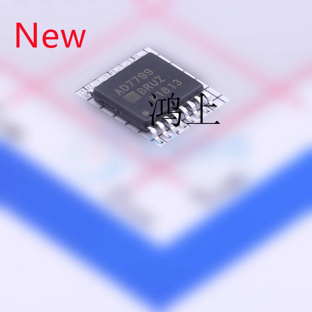 5PCS/Lot AD7799BRUZ-REEL AD7799BRUZ AD7799BRU AD7799 TSSOP-16 Analog to Digital Converters - ADC 3 Channel 24-Bit SD ADC SMD IC