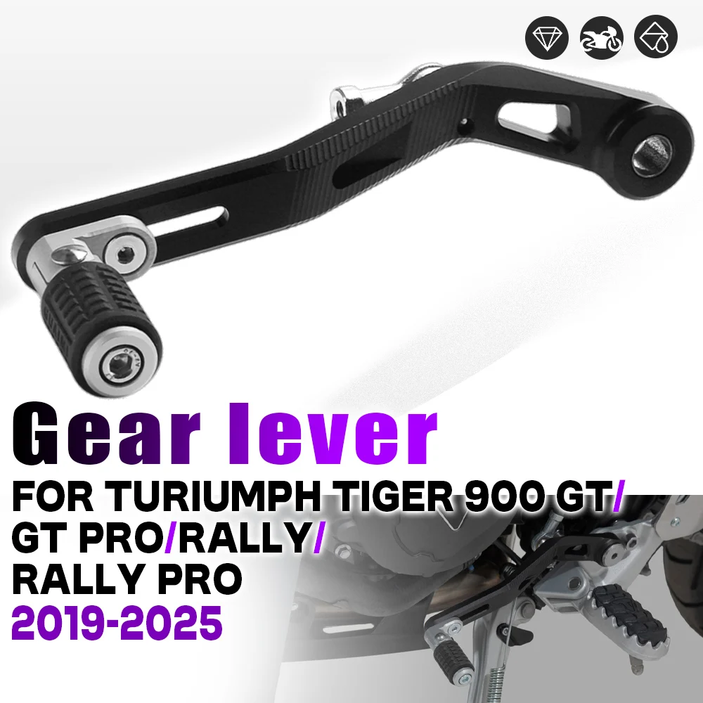 

Мотоциклетный алюминиевый регулируемый рычаг переключения передач, складная педаль переключения передач, подходит для Tiger 900 Tiger 900 Rally Pro Tiger 900gt pro 2025
