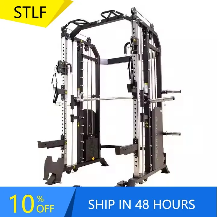 

YTYIN Commercial Use Body Building Fitness Equipment Half Rack All In One Gym Machine Power Rack Gym Half Rack Smith