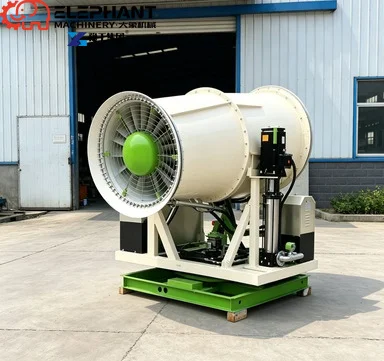 Fog Cannon Machine Mobile Dust Suppression Cannon Equipment Water Fog Sprayer For Factory Use
