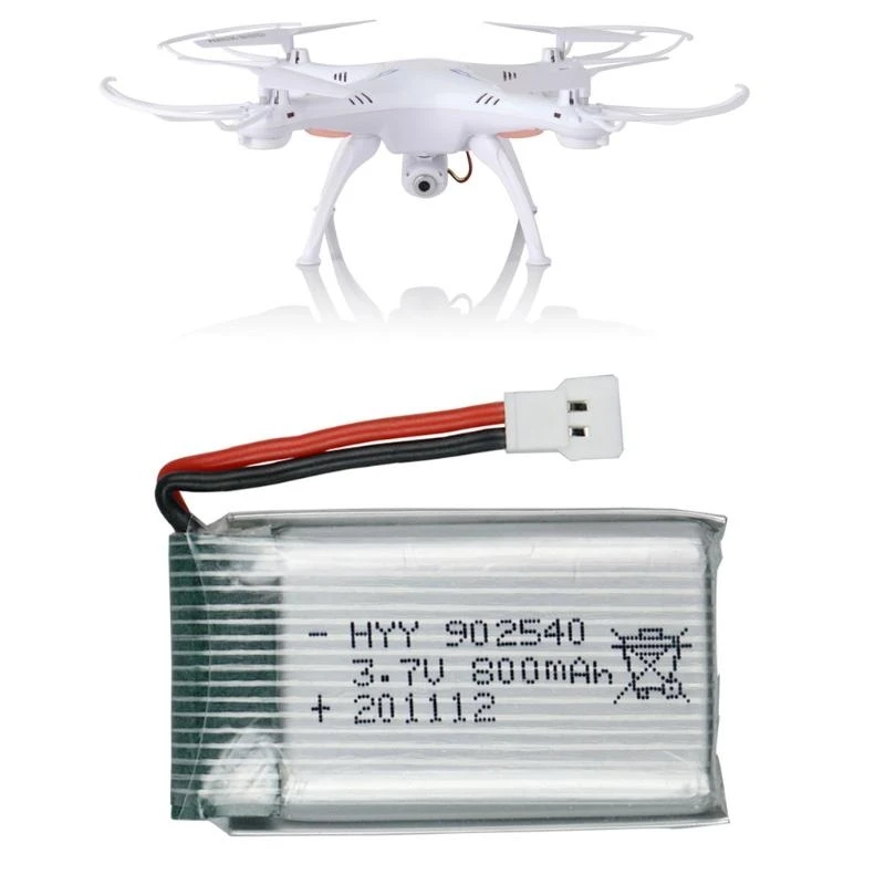 3.7V 800MAH LIPO بطارية لـ SYMA X5C X5S X5SC X5HW X5HC X5SW M68 X300 X400 X500 X800 HJ819 3.7 V 800 MAH 902540 أفضل بيع