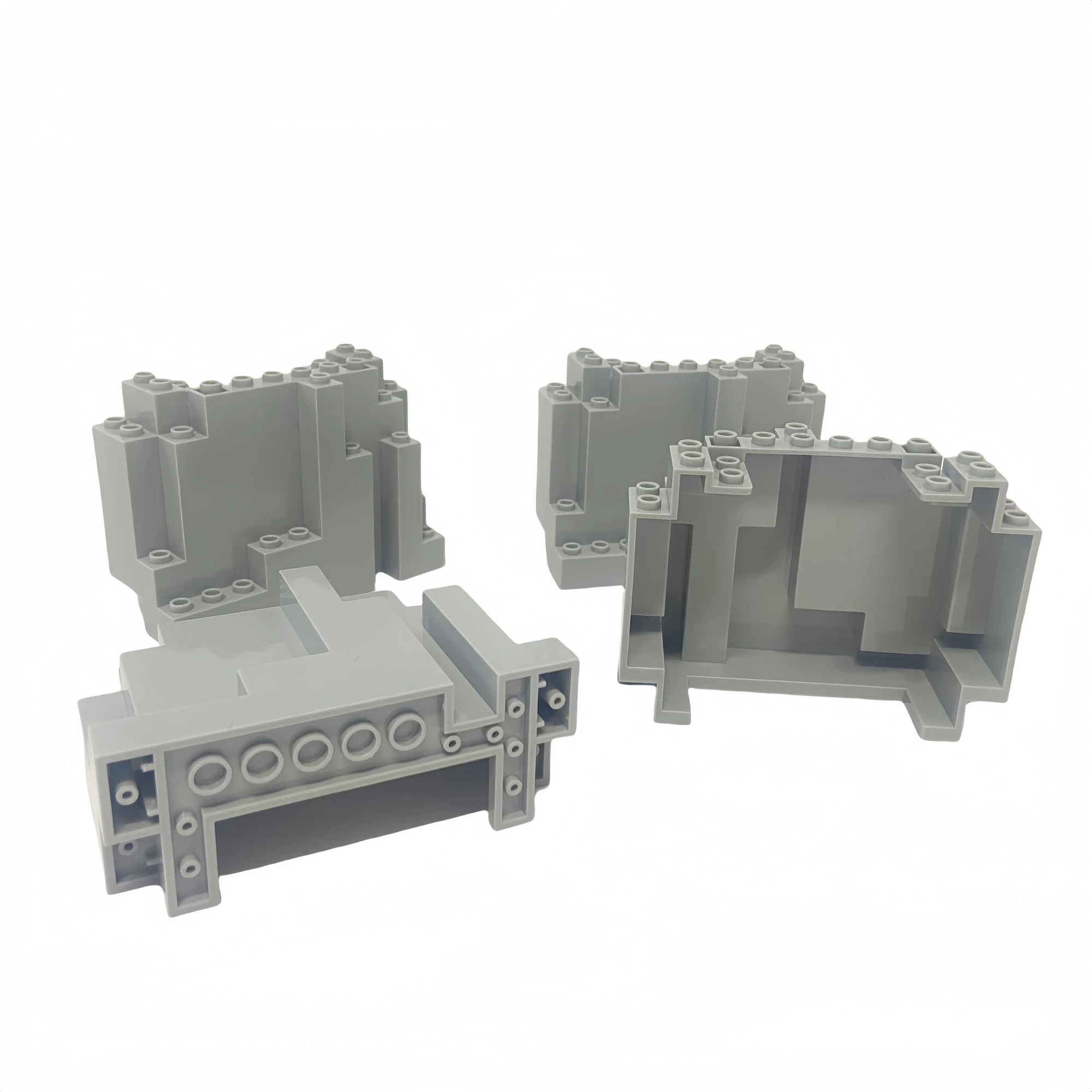 4pcs Mountains Hills Building Blocks DIY Toys MOC Accessories Basic Components Wild Parks Construction Model Bricks