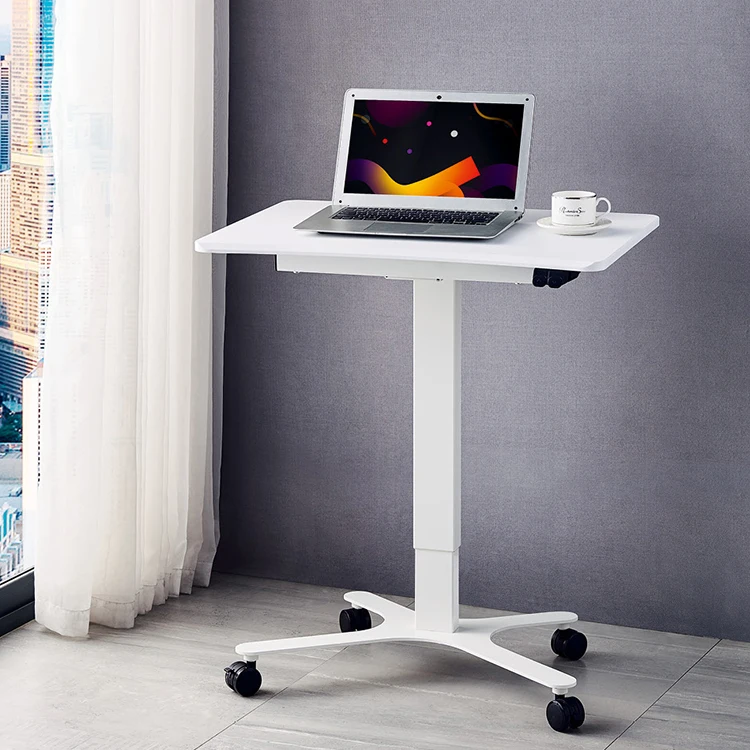 Single Motor Quick Install Lifting Computer Desk Height Adjustable Electric Lift Home Office Table