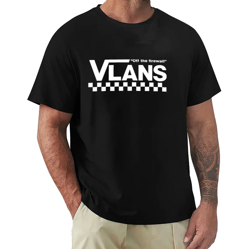 Vlans Network Engineering Vlan Virtual Local Area Network T-shirt plus size tops for a boy men workout shirt
