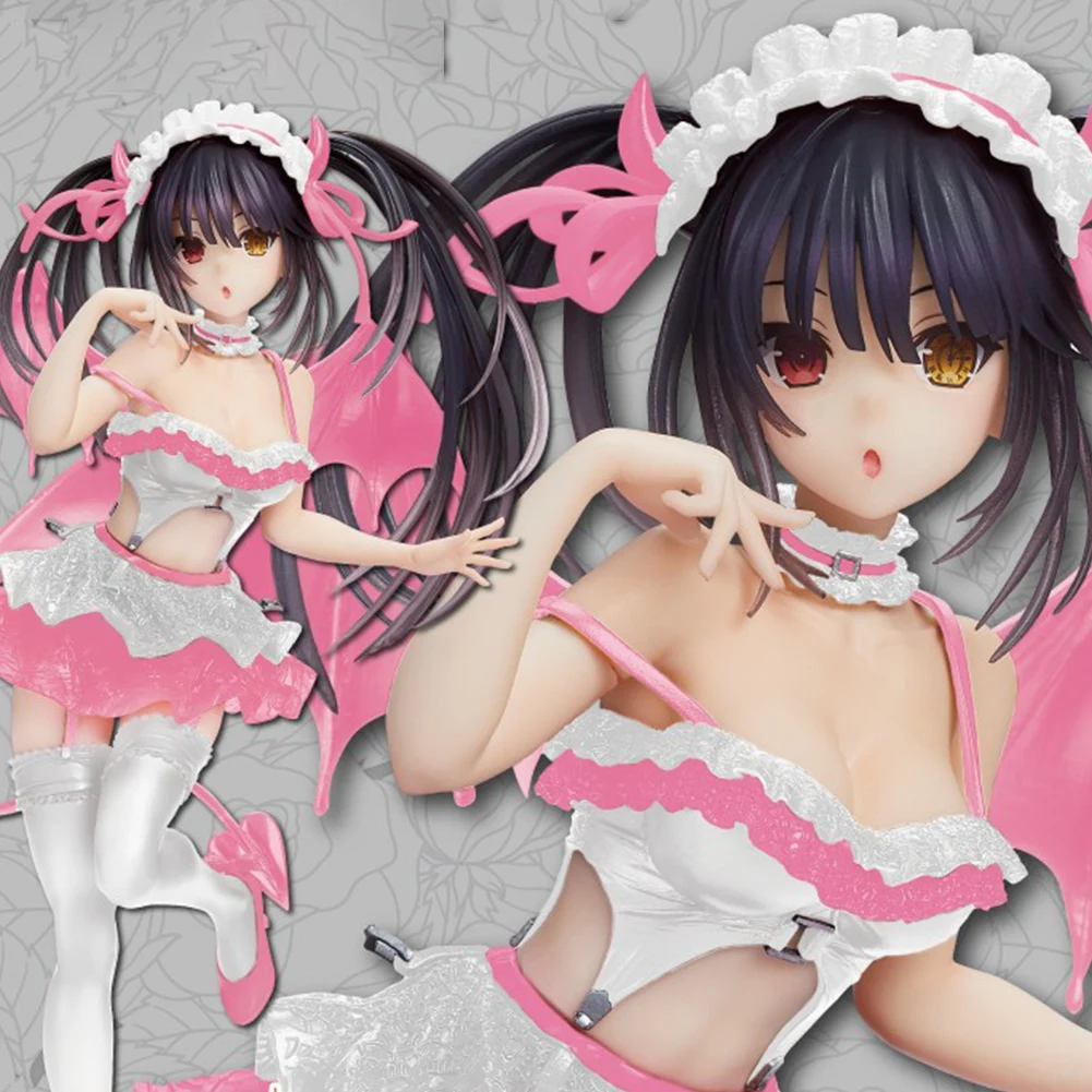 

Anime Figure Desk Tokisaki Kurumi Figure stand action figures Decoration Pvc Statue Model Doll Collection Toys Holiday Gift 20cm