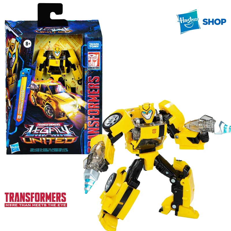 Hasbro Transformers Legacy United Deluxe Animated Universe Bumblebee 5.5” Action Figure New in Stock