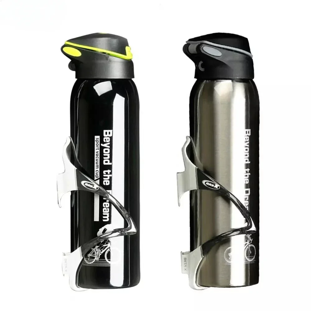 Bicycle Water Bottle Mountain Bike Kettle Cycling Thermos Warm Keeping Water Cup Sports Bottle 500ml Aluminum Alloy 0.5L