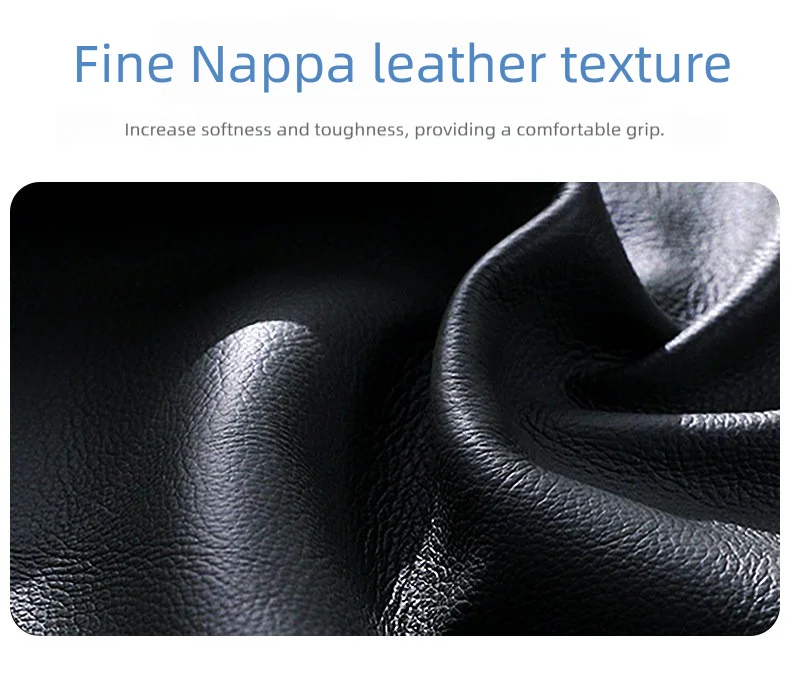 Neu für Kia Sportage NQ5 2025 2026 Lenkradbezug aus perforiertem Napa-Leder, D-förmiger Lenkradschutz – Detail 3