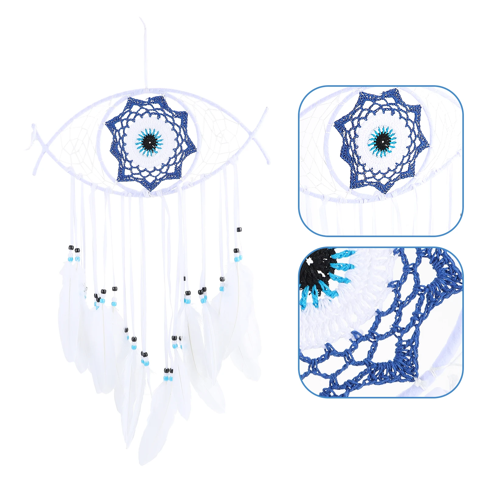 

Evil Eye Catcher Wall Hanging Handmade Ornament Decor For Bedroom Sofa Dream Catcher Ornament Home Housewarming Gift