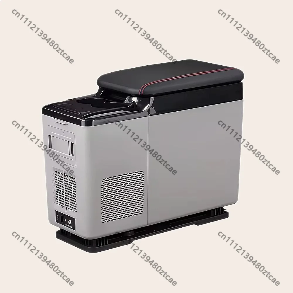 15L Mini Car Refrigerator, DC12V/24V Portable CF15 Fridge for Truck, Camping and Travel Use
