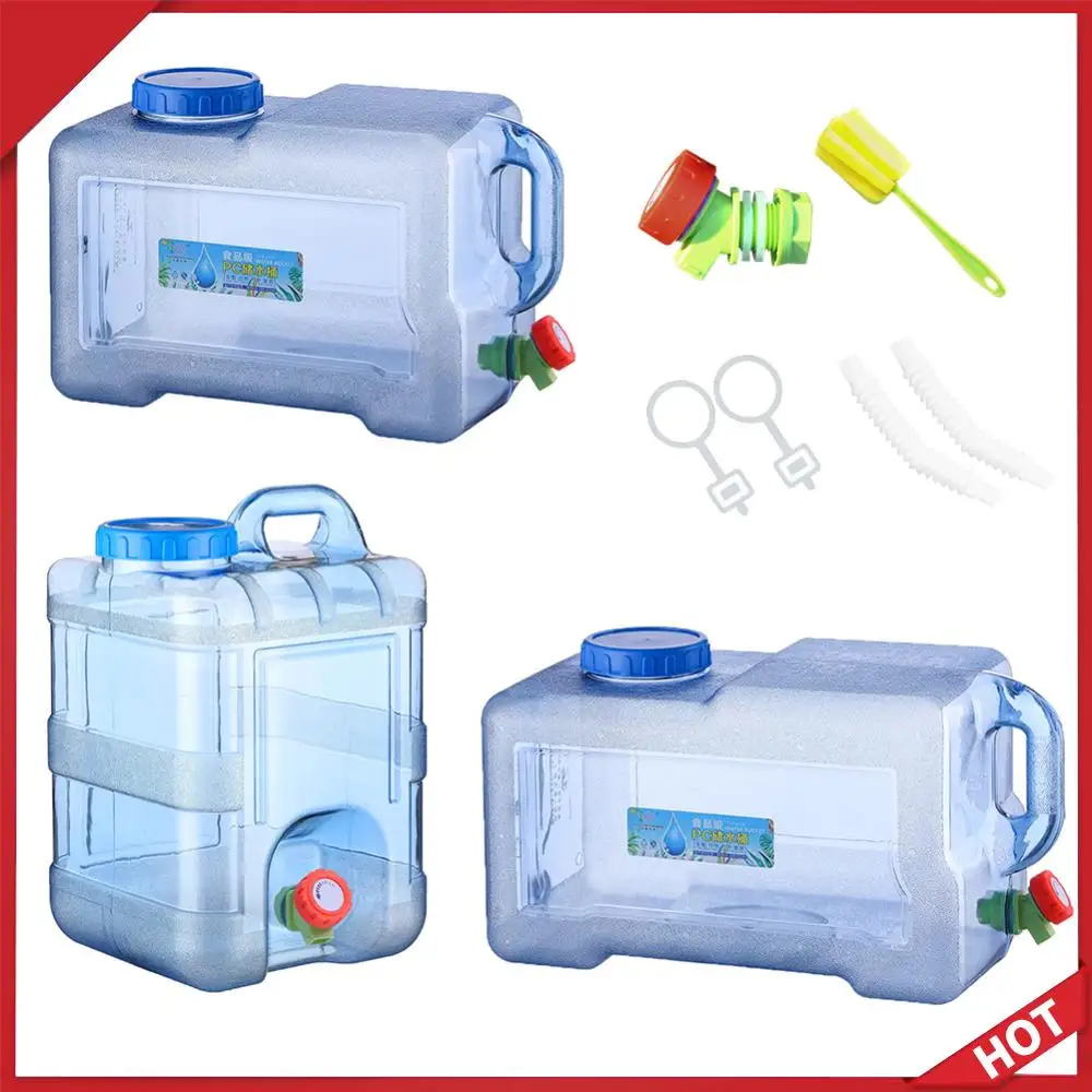 

Портативный уличный контейнер для чистой воды с краном для кемпинга, походов, пикников и автомобильного использования