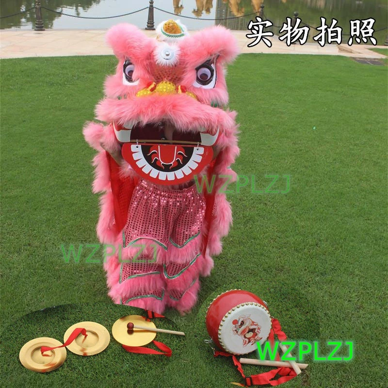 الملكي 14 بوصة الأسد ملابس رقص غونغ طبل الصنج السراويل لعبة 5-9 سن طفل صبي فتاة الطفل أداء الحفلات الرياضة كرنفال المرحلة #3