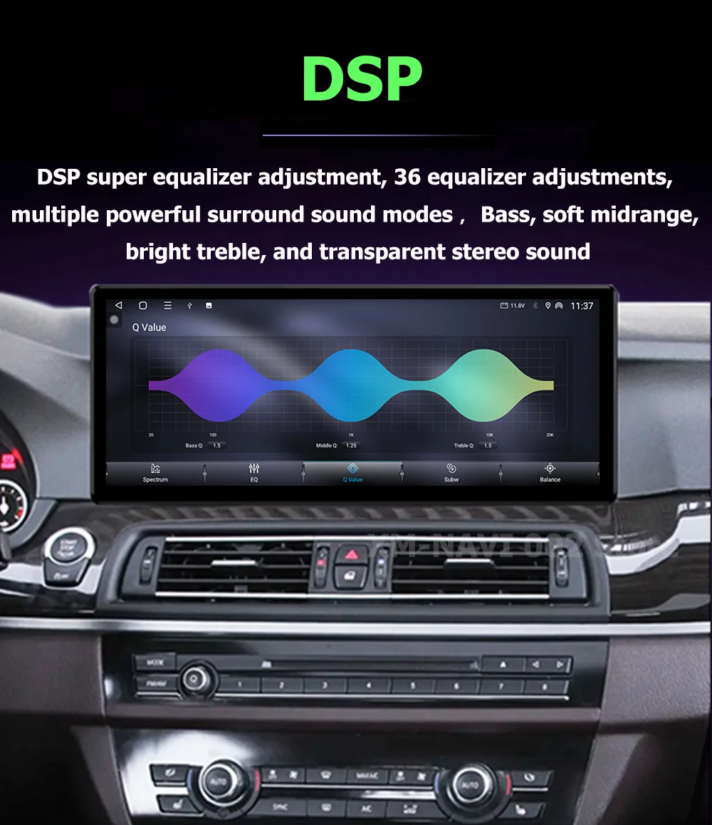 أندرويد 14 نظام تحديد المواقع والملاحة واي فاي BT Carplay السيارات راديو السيارة مشغل وسائط متعددة لسيارات BMW X5 F15 X6 F16 2014 - 2018 نظام NBT/EVO DSP