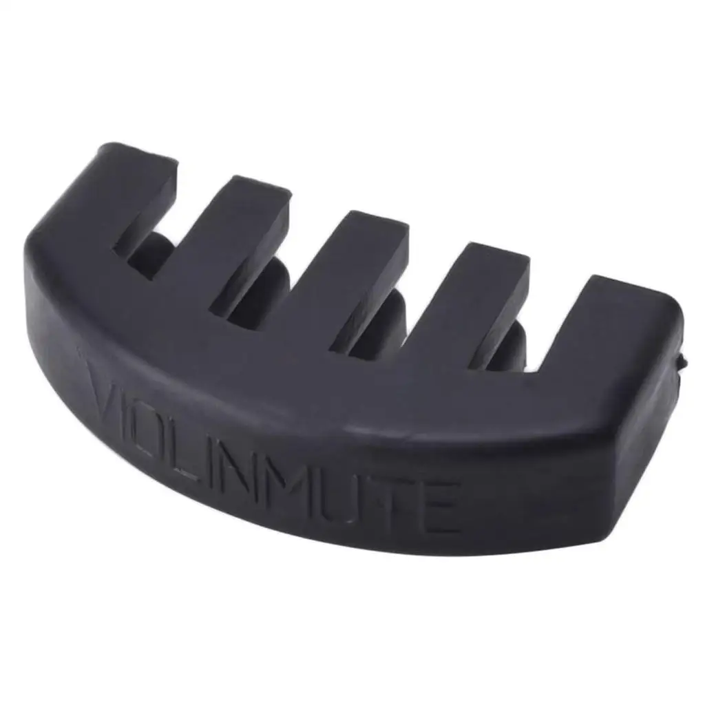 1Pc Black Durable 1/2 Violin Mute Fit 3/4 4/4 Violin Music Practice