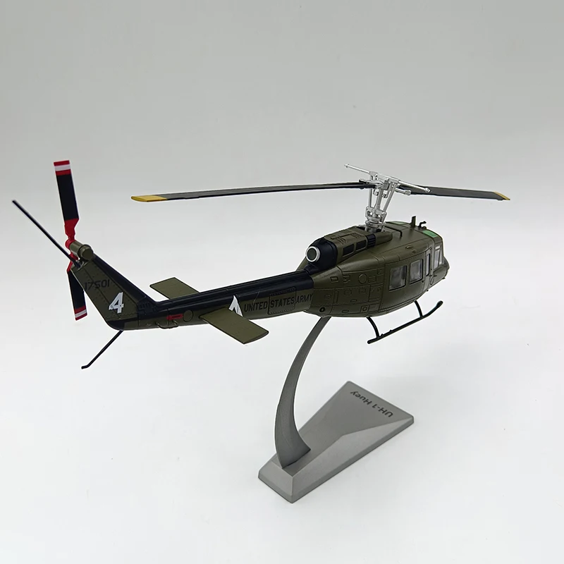 1/48 Scale AF1 US Army UH-1H Huey General Service Helicopter 17501 Alloy Die Cast Militarized Combat Aircraft Model Toy Gifts